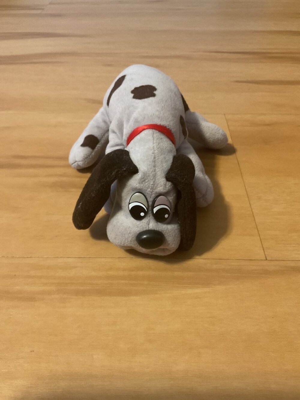 Tonka Pound Puppies Plush Dog Stuffed Animal Toy Gray With Black Spots